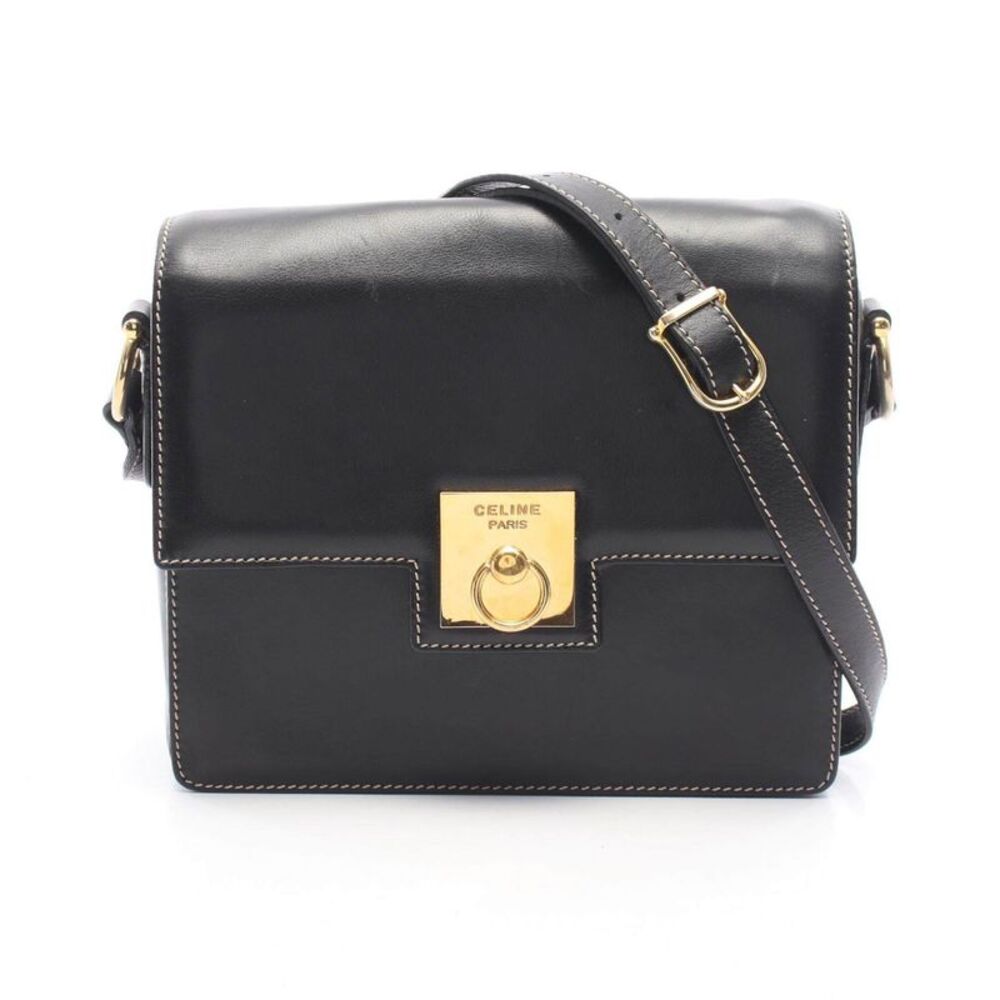 CELINE Leather Shoulder Bag